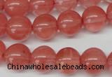 CRO369 15.5 inches 12mm round cherry quartz beads wholesale