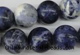 CRO423 15.5 inches 16mm round sodalite gemstone beads wholesale