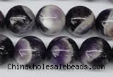 CRO425 15.5 inches 16mm round dogtooth amethyst beads wholesale