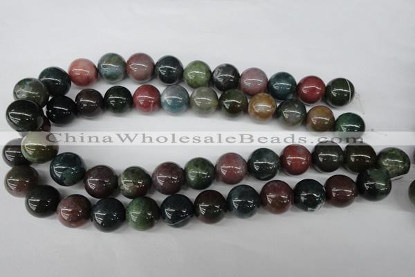 CRO438 15.5 inches 16mm round Indian agate beads wholesale