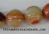 CRO533 15.5 inches 20mm round agate gemstone beads wholesale