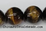 CRO535 15.5 inches 20mm round yellow tiger eye beads wholesale