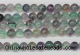 CRO54 15.5 inches 6mm round fluorite gemstone beads wholesale