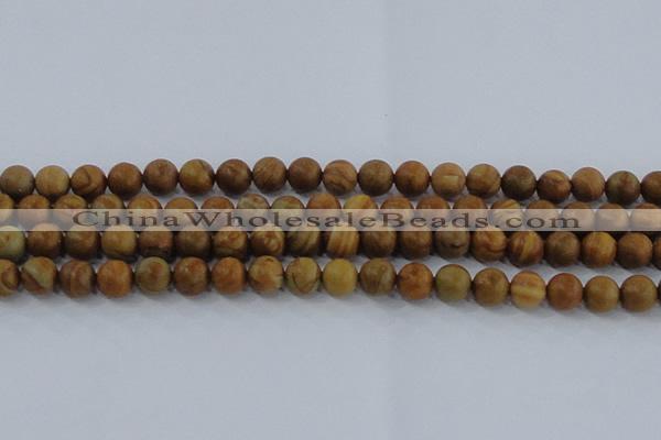 CRO553 15.5 inches 8mm round grain stone beads wholesale
