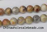 CRO84 15.5 inches 8mm round crazy lace agate beads wholesale