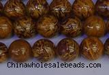 CRO882 15.5 inches 8mm round elephant blood stone beads