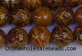 CRO884 15.5 inches 12mm round elephant blood stone beads