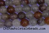 CRO891 15.5 inches 6mm round mixed lodalite quartz beads wholesale