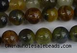 CRO903 15.5 inches 10mm round golden pietersite beads wholesale