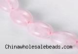 CRQ01 A grade 10*14mm oval natural rose quartz beads wholesale