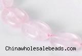 CRQ02 A grade 13*18mm oval natural rose quartz beads Wholesale