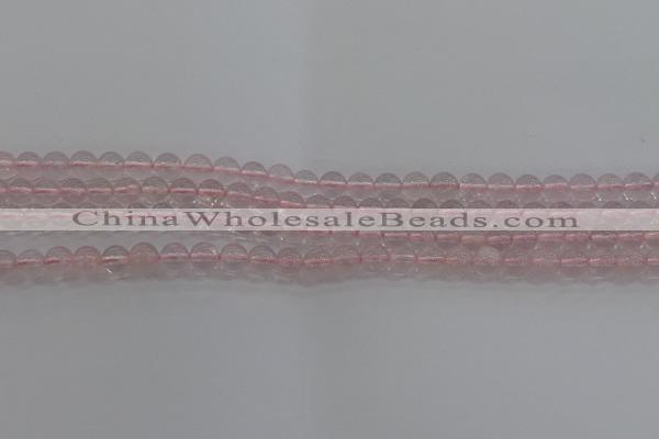 CRQ121 15.5 inches 6mm round natural rose quartz beads wholesale