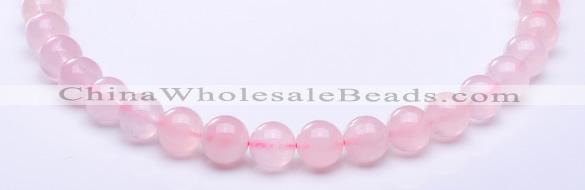 CRQ16 15.5 inches 10mm round natural rose quartz beads Wholesale