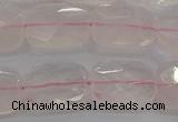 CRQ165 15.5 inches 12*16mm faceted rectangle natural rose quartz beads