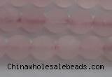 CRQ182 15.5 inches 8mm round matte rose quartz beads wholesale