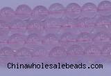 CRQ200 15.5 inches 4mm round Mozambique rose quartz beads