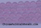CRQ200 15.5 inches 4mm round Mozambique rose quartz beads