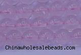 CRQ202 15.5 inches 8mm round Mozambique rose quartz beads