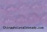 CRQ204 15.5 inches 12mm round Mozambique rose quartz beads