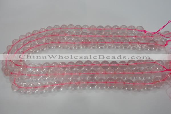 CRQ310 15.5 inches 10mm round natural rose quartz beads