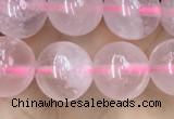 CRQ418 15.5 inches 10mm round rose quartz beads wholesale