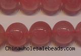 CRQ453 15.5 inche 10mm round A grade Madagascar rose quartz beads