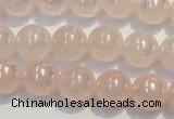 CRQ503 15.5 inches 10mm round AB-color rose quartz beads