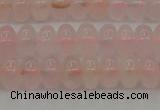 CRQ682 15.5 inches 5*8mm rondelle rose quartz beads wholesale