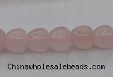 CRQ688 15.5 inches 10*10mm apple-shaped rose quartz beads