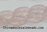 CRQ77 15.5 inches 12*20mm oval natural rose quartz beads wholesale