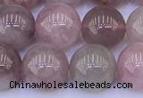 CRQ782 15.5 inches 10mm round Madagascar rose quartz beads