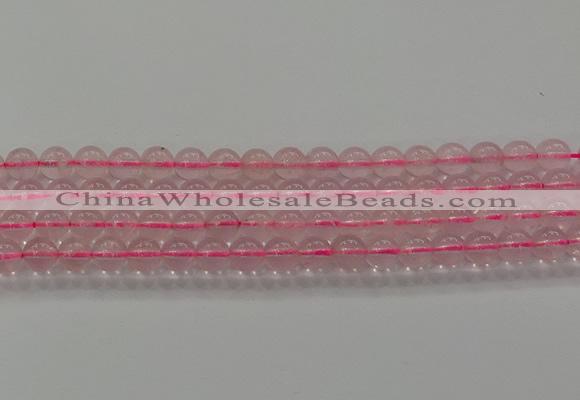 CRQ850 15.5 inches 6mm round natural rose quartz gemstone beads
