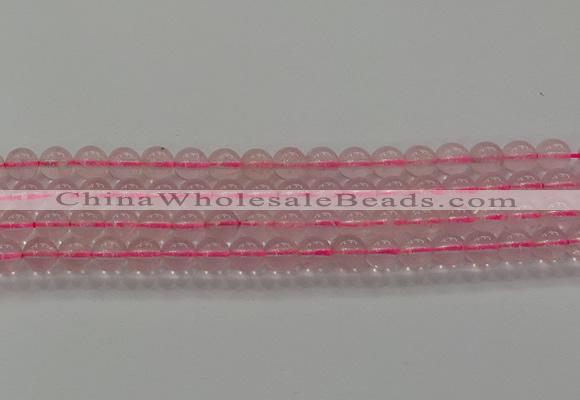 CRQ850 15.5 inches 6mm round natural rose quartz gemstone beads