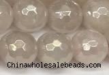 CRQ867 15 inches 10mm faceted round AB-color rose quartz beads
