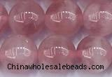 CRQ893 15 inches 10mm round Madagascar rose quartz beads