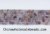 CRU1011 15.5 inches 5mm round mixed rutilated quartz beads