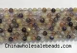 CRU1030 15.5 inches 6mm round mixed rutilated quartz beads wholesale