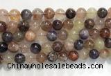 CRU1032 15.5 inches 10mm round mixed rutilated quartz beads wholesale