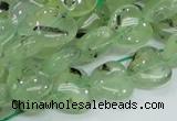 CRU107 15.5 inches 12*12mm heart green rutilated quartz beads