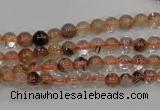 CRU451 15.5 inches 5mm round Multicolor rutilated quartz beads