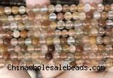 CRU943 15.5 inches 5mm round mixed rutilated quartz beads