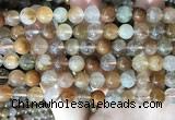 CRU945 15.5 inches 8mm round mixed rutilated quartz beads