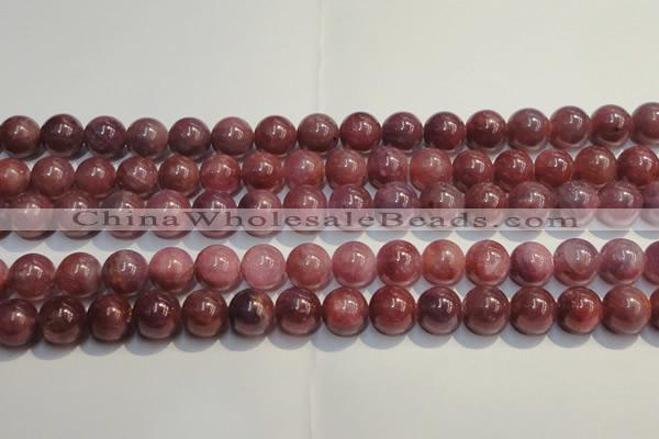 CRZ1006 15.5 inches 7mm - 7.5mm round A+ grade natural ruby beads