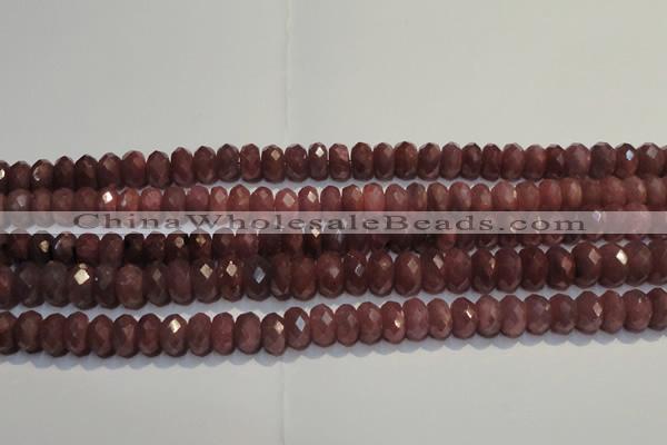 CRZ1013 15.5 inches 3*5mm faceted rondelle A- grade ruby beads