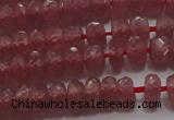 CRZ1101 15.5 inches 3*5mm faceted rondelle AAA+ grade ruby beads