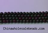 CRZ1111 15.5 inches 6mm round imitation ruby zoisite beads wholesale