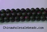 CRZ1113 15.5 inches 10mm round imitation ruby zoisite beads wholesale