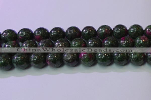 CRZ1113 15.5 inches 10mm round imitation ruby zoisite beads wholesale