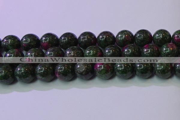 CRZ1114 15.5 inches 12mm round imitation ruby zoisite beads wholesale