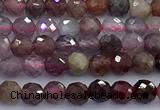 CRZ1206 15 inches 5mm faceted round ruby sapphire beads